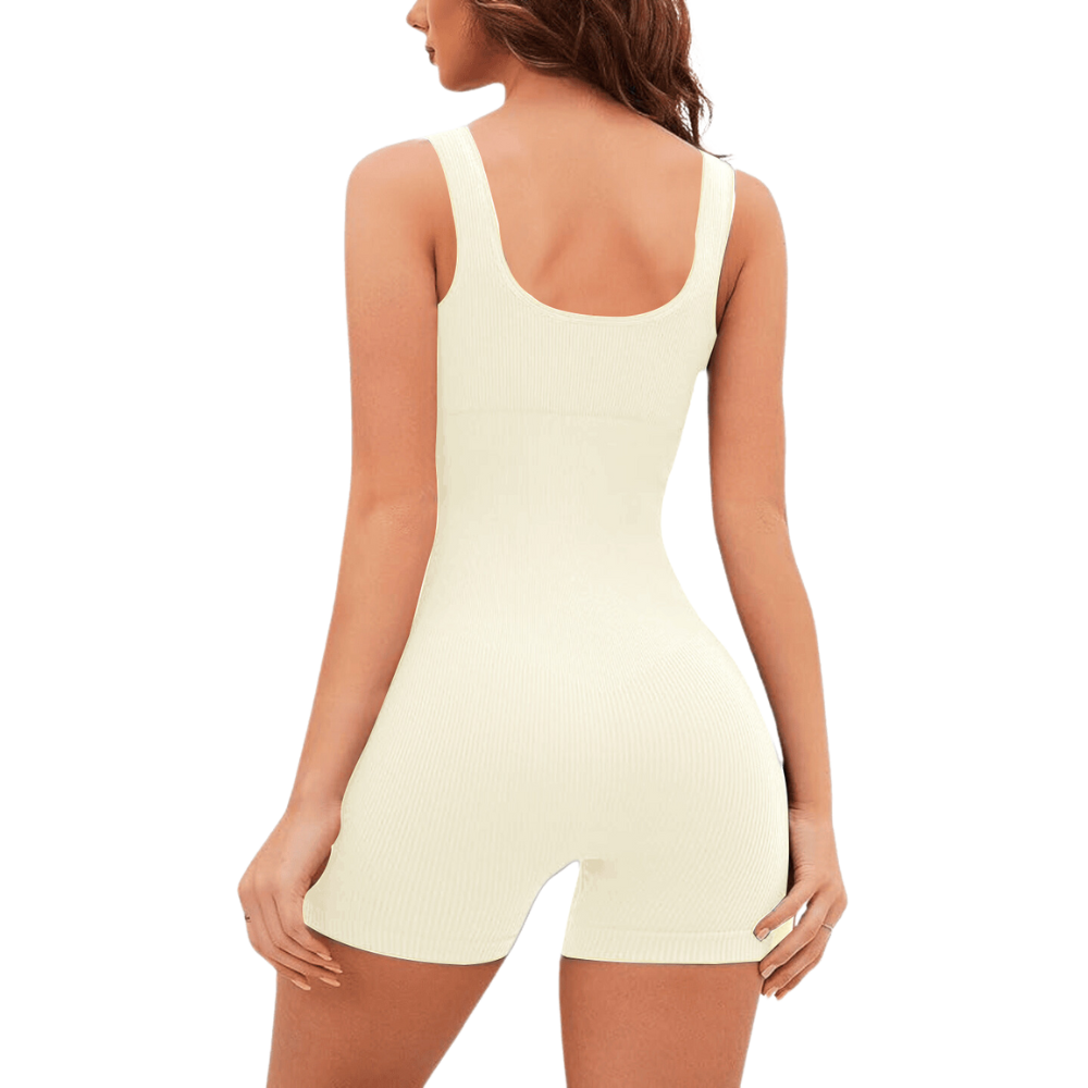 Square Neck Shapewear Jumpsuit