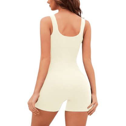 Square Neck Shapewear Jumpsuit